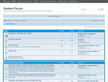 Tablet Screenshot of forum.desteni.org